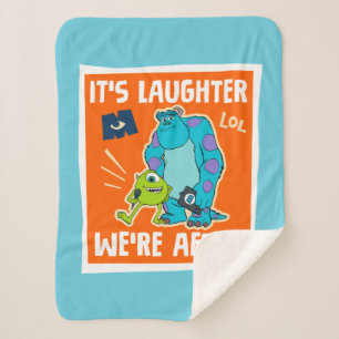 Monsters at Work   It's Laughter We're After Sherpa Blanket