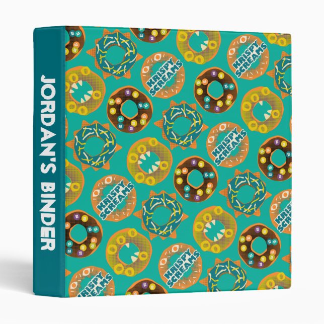Monsters at Work | Krispy Screams Binder (Front/Spine)