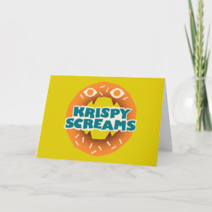 Monsters at Work Krispy Screams Card