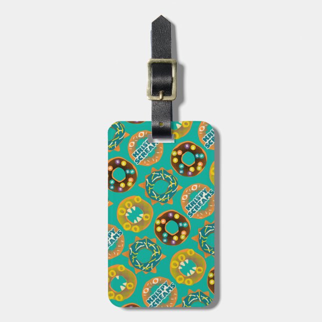 Monsters at Work | Krispy Screams Luggage Tag (Front Vertical)