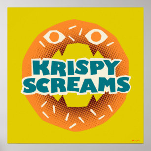 Monsters at Work   Krispy Screams Poster