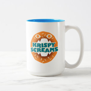 Monsters at Work   Krispy Screams Two-Tone Coffee Mug