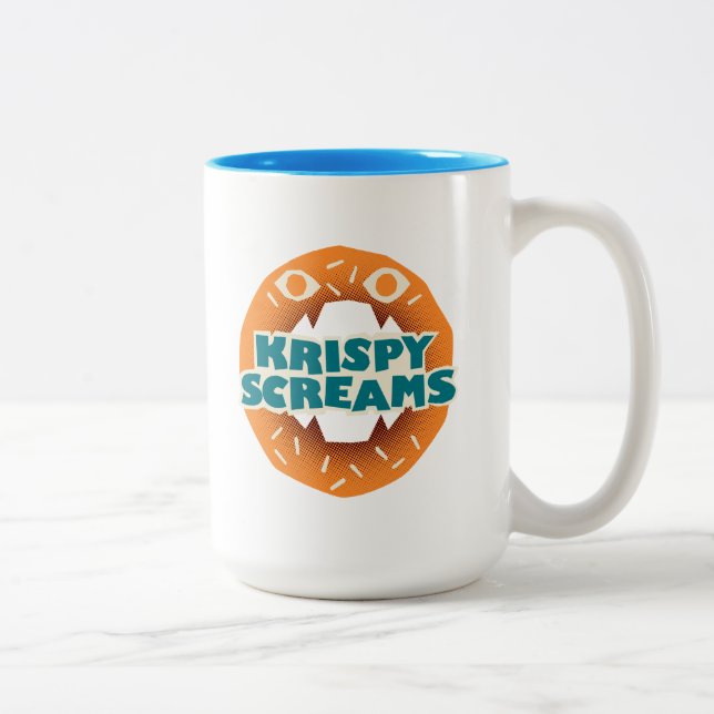 Monsters at Work | Krispy Screams Two-Tone Coffee Mug (Right)
