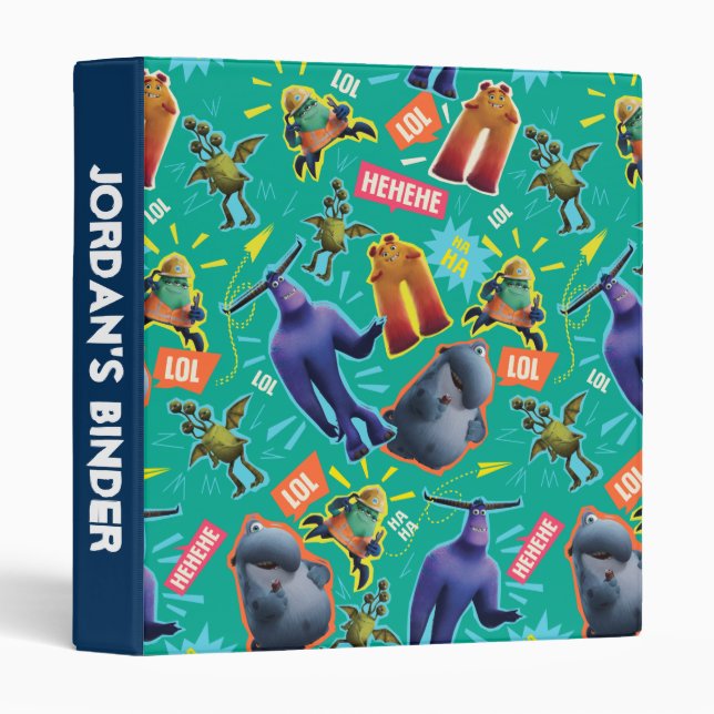 Monsters at Work | MIFT Laughter Pattern Binder (Front/Spine)