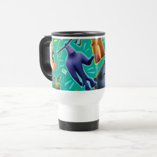 Monsters at Work   MIFT Laughter Pattern Travel Mug