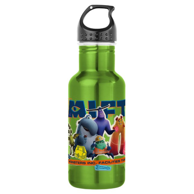 Monsters at Work | Monsters Inc. Facility Team 532 Ml Water Bottle (Front)