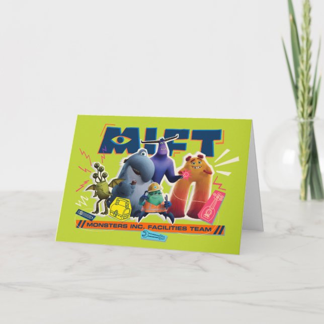 Monsters at Work | Monsters Inc. Facility Team Card (Front)