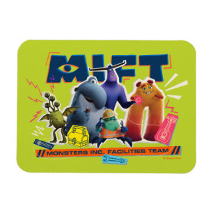 Monsters at Work Monsters Inc. Facility Team Magnet