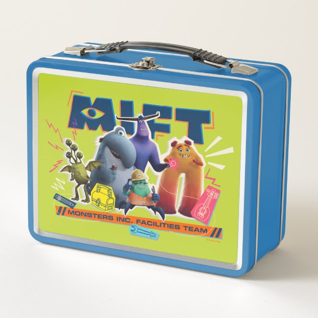 Monsters at Work | Monsters Inc. Facility Team Metal Lunch Box (Front)