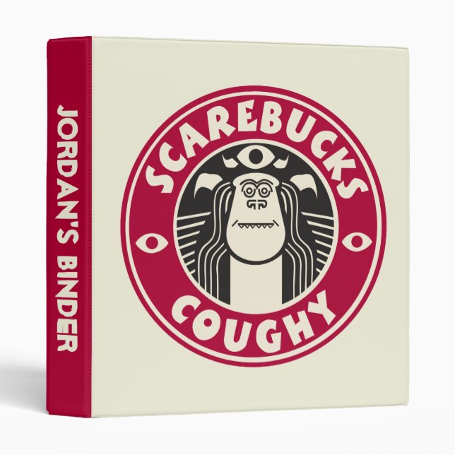 Monsters at Work | Scarebucks Coughy Binder (Front/Spine)