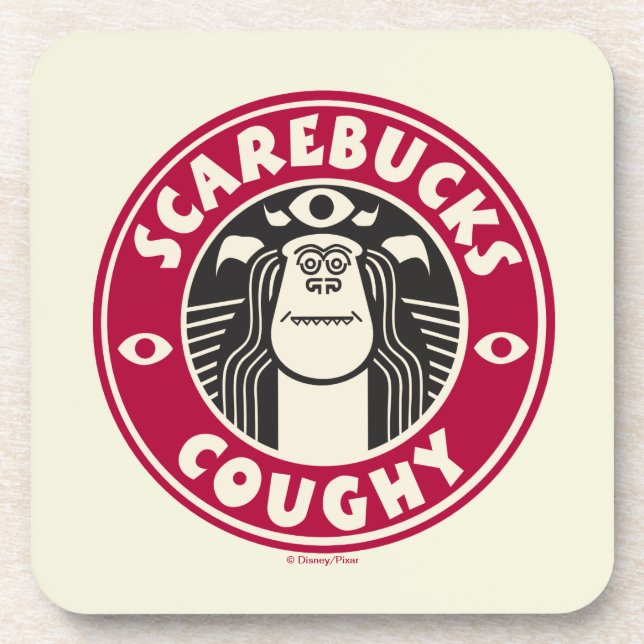 Monsters at Work | Scarebucks Coughy Coaster (Front)