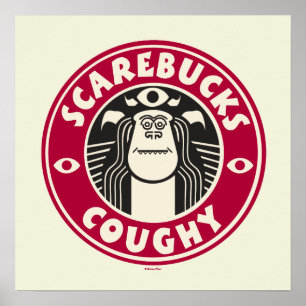 Monsters at Work   Scarebucks Coughy Poster