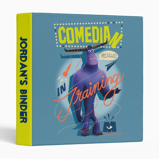Monsters at Work | Tylor - Comedian in Training Binder (Front/Spine)