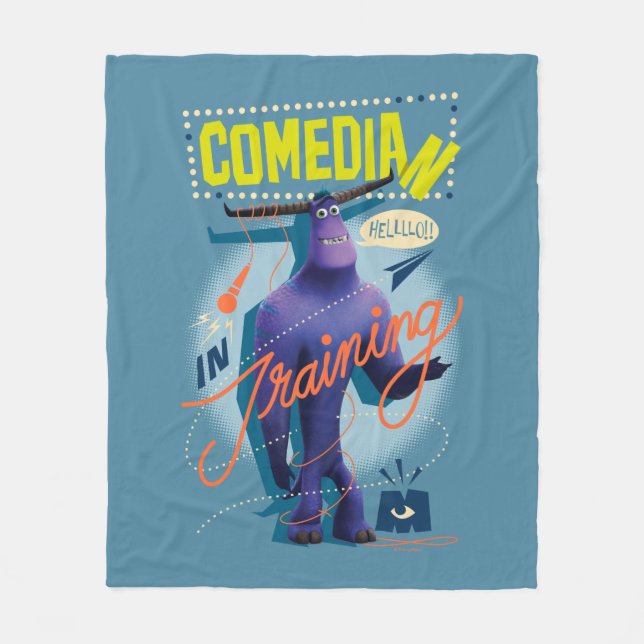 Monsters at Work | Tylor - Comedian in Training Fleece Blanket (Front)
