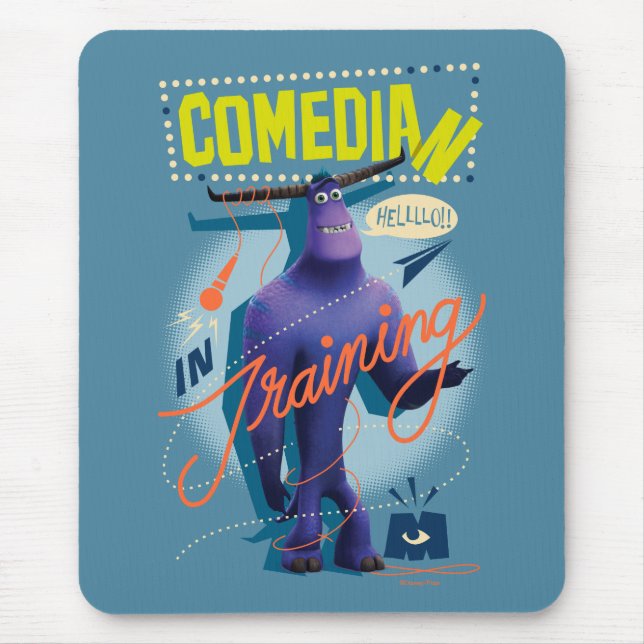 Monsters at Work | Tylor - Comedian in Training Mouse Pad (Front)