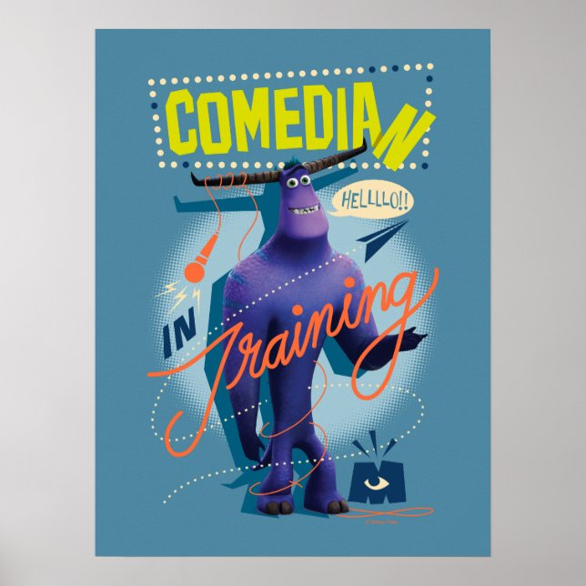 Monsters at Work | Tylor - Comedian in Training Poster (Front)