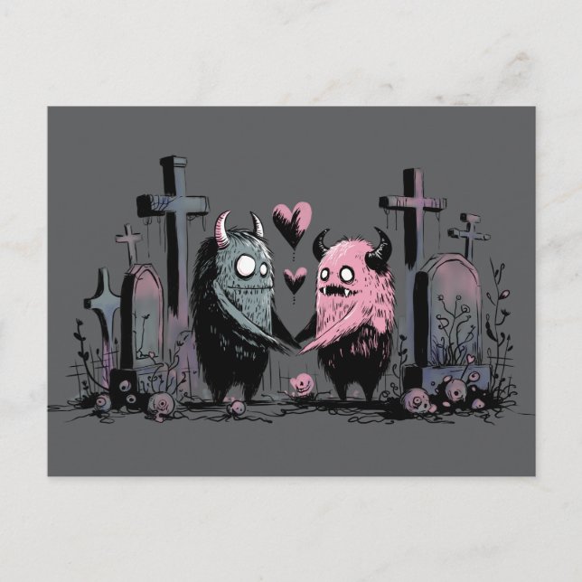 Monsters in Love Postcard (Front)