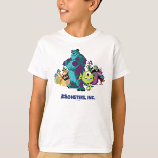 Monsters Inc 8Bit Mike, Sully, and the Gang T-Shirt