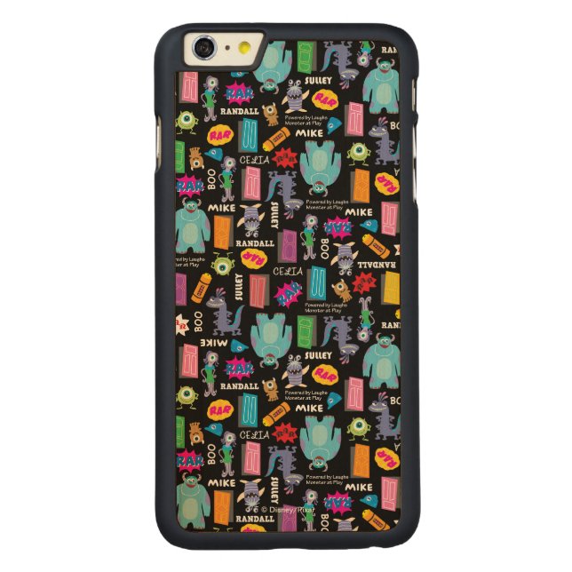 Monsters, Inc. | Character Pattern Carved Wood iPhone Case (Back)
