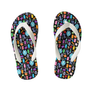 Monsters, Inc.   Character Pattern Kid's Flip Flops
