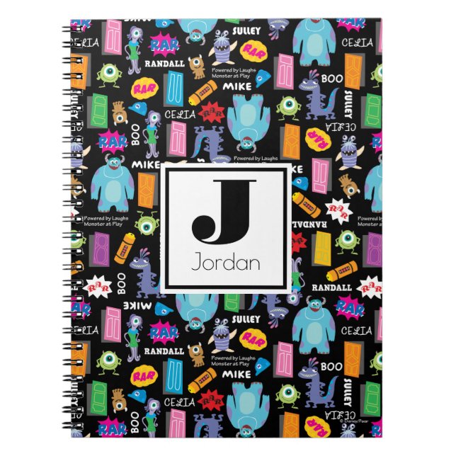 Monsters, Inc. | Character Pattern Notebook (Front)