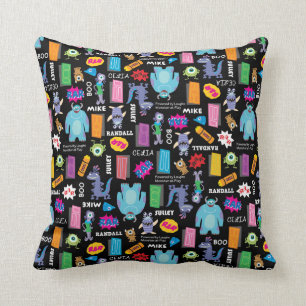 Monsters, Inc.   Character Pattern Throw Pillow