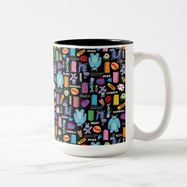 Monsters, Inc. | Character Pattern Two-Tone Coffee Mug (Right)