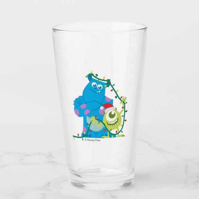 Monsters Inc. | Christmas - Sulley & Mike Glass (Front)