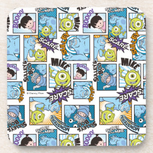 Monsters, Inc.   Comic Pattern Mania Coaster
