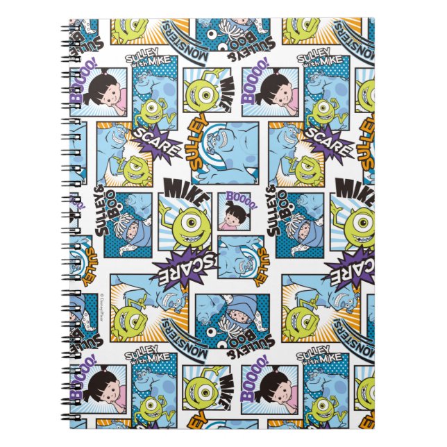 Monsters, Inc. | Comic Pattern Mania Notebook (Front)