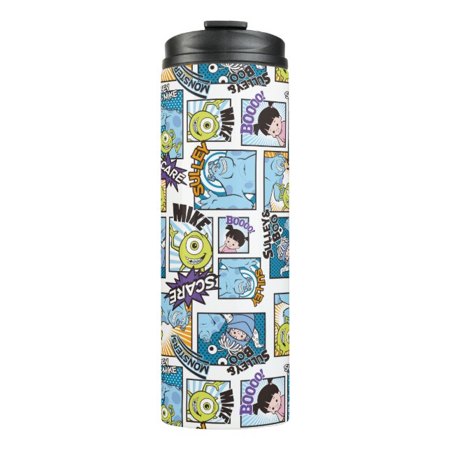 Monsters, Inc. | Comic Pattern Mania Thermal Tumbler (Front)