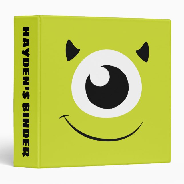 Monsters Inc. | Mike Face Binder (Front/Spine)