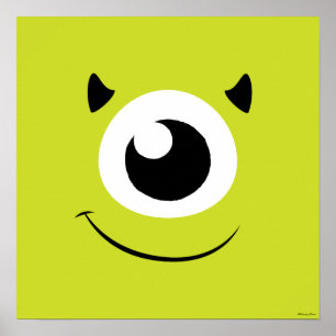 Monsters Inc.   Mike Face Poster