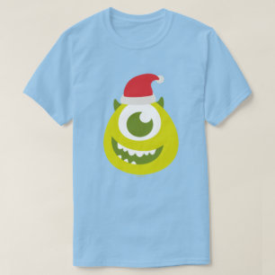 Monsters Inc.   Mike in Santa Hat T-Shirt