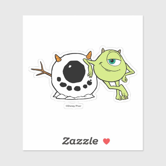 Monsters Inc. | Mike & Snowman (Sheet)