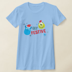 Monsters Inc. Mike & Sulley Get Festive T-Shirt