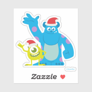 Monsters Inc.   Mike & Sulley Santa Claus Wave