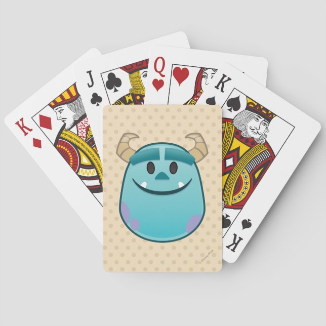 Monsters, Inc. | Sulley Emoji Playing Cards (Back)