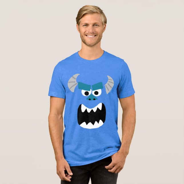 Monsters Inc. | Sulley Face Tri-Blend Shirt (Front Full)