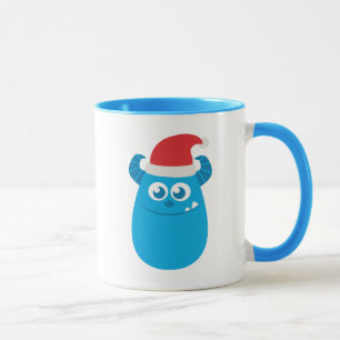 Monsters Inc.   Sulley Santa Hat Smile Mug
