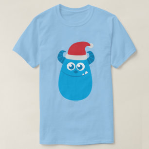 Monsters Inc. Sulley Santa Hat Smile T-Shirt
