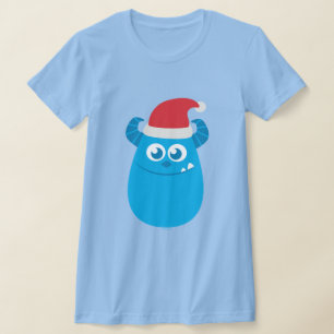 Monsters Inc.   Sulley Santa Hat Smile T-Shirt