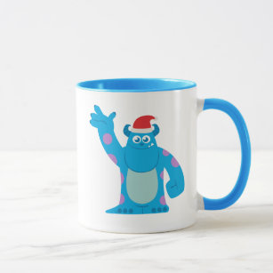 Monsters Inc.   Sulley Santa Hat Wave Mug