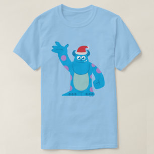 Monsters Inc. Sulley Santa Hat Wave T-Shirt
