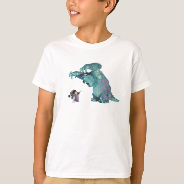 Monsters, Inc. Sulley scaring Boo Disney T-Shirt (Front)