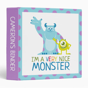 Monsters Inc. Very Nice Monster Binder