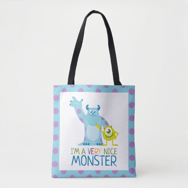 Monsters Inc. Very Nice Monster Tote Bag (Front)