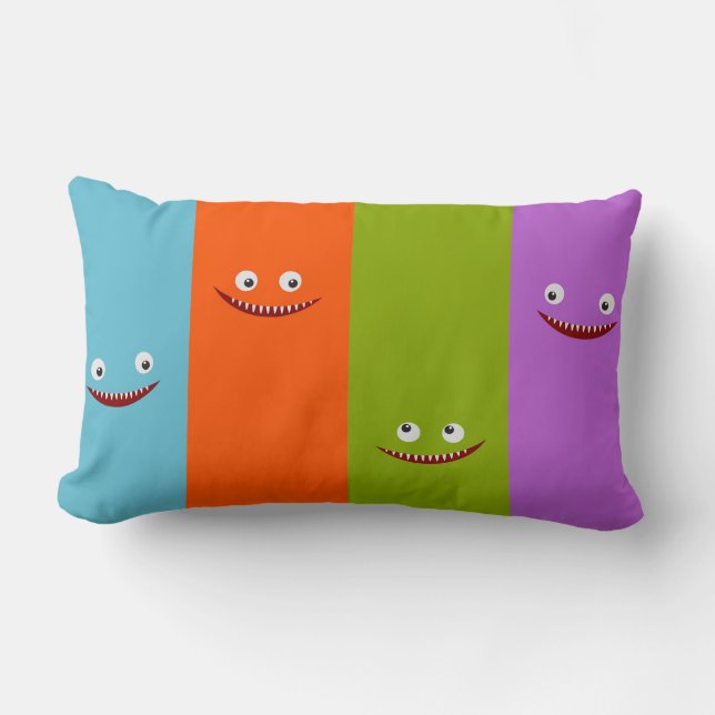 Monsters Lumbar Pillow (Front)