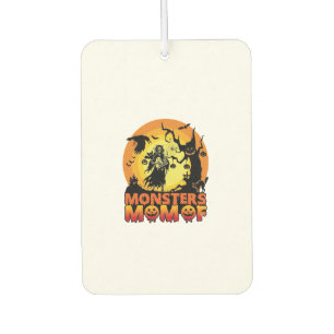 Monsters Mom Halloween Monster Ghost Skeleton Spoo Air Freshener
