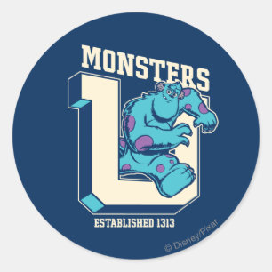 Monsters U - Established 1313 Classic Round Sticker